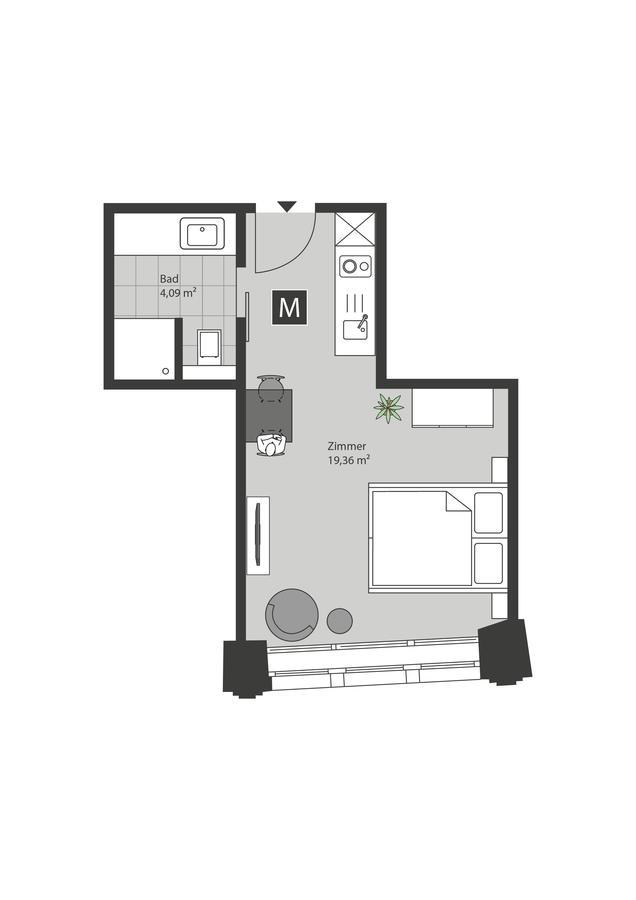 Ueberfluss Serviced-Apartments BRE Exterior foto